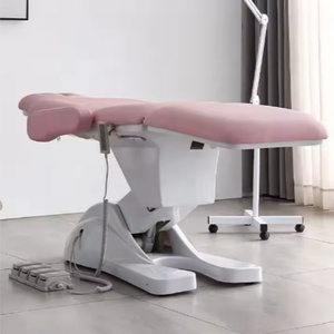 Lit de massage professionnel pour le cuir chevelu Daisy, nouveau design 2025, fauteuil de soin du visage, rose, électrique, lit de salon de beauté - Product Image 2