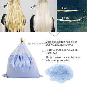 Decolorante en Polvo Suave Personalizado OEM para Cabello Quebradizo/Dañado - Tonos <span class=keywords><strong>Azul</strong></span>/Rojo/<span class=keywords><strong>Morado</strong></span>, 500g, Etiqueta Privada <span class=keywords><strong>y</strong></span> Venta al Por Mayor Disponible - Product Image 1