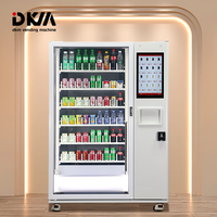 Distributeur automatique intelligent DKM avec écran tactile, système d'élévation, combo boissons et snacks