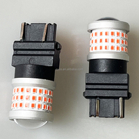 Lampe LED rouge, blanche et jaune 12V 24V pour voiture et camion T25 3157, feux de freinage, feux de position, clignotants 69SMD, nouvelle éclairage extérieur automobile
