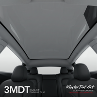 Película Eléctrica de Tinte de Lujo Astrace 3MDT MT35 para Ventanas y Techos de Coche Tesla, 10mil, Negra, Rechazo UV 0.99, IR 60%