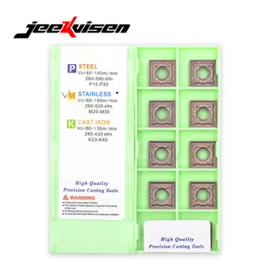 SNMG120404-HS JA215P Zhuzhou Herramienta de Torneado CNC Herramientas de Corte CNC Insertos de Carburo de Tungsteno para Acero Inoxidable - Product Image 1
