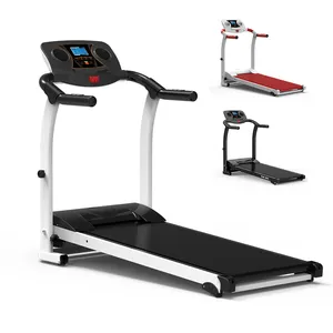 Treadmill Mini kebugaran pintar, Treadmill kualitas tinggi listrik mesin lari rumah Gym menggunakan lipat bermotor LED latihan berjalan berlari