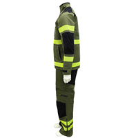 Combinaison de pompier forestier, veste et pantalon softshell haute visibilité réfléchissants 300g/m2 205g/m2, vêtements de travail pour intervention incendie, logo personnalisé