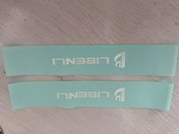 Bandes de résistance en silicone pour l'exercice, bandes d'entraînement pour femmes et hommes, pour les fesses, les jambes, le Pilates, 3 pièces, dureté 20 ° 30 ° 40 °