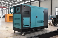 Générateur diesel Ricardo 40 kVA 480 V ATS insonorisé triphasé refroidi par eau, alimentation de secours robuste pour bâtiments