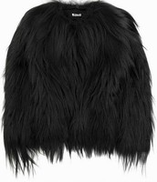 YR082 femmes mode véritable manteau de fourrure d'agneau de chèvre accepter la veste en peau de mouton personnalisée