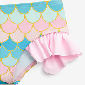 Europese Amerikaanse Zeemeermin Meisjes Badpak Met Logo Op De Taille Nieuwe Kleine Middelgrote Grensoverschrijdende <span class=keywords><strong>Bikini</strong></span> Voor Aliexpress - Product Image 4