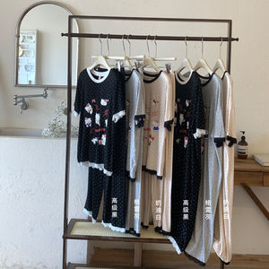 Ensembles <span class=keywords><strong>de</strong></span> vêtements <span class=keywords><strong>de</strong></span> <span class=keywords><strong>nuit</strong></span> 2025 été dentelle Polo Dot KT pyjamas costume femmes pyjamas <span class=keywords><strong>chemise</strong></span> <span class=keywords><strong>de</strong></span> <span class=keywords><strong>nuit</strong></span> - Product Image 6