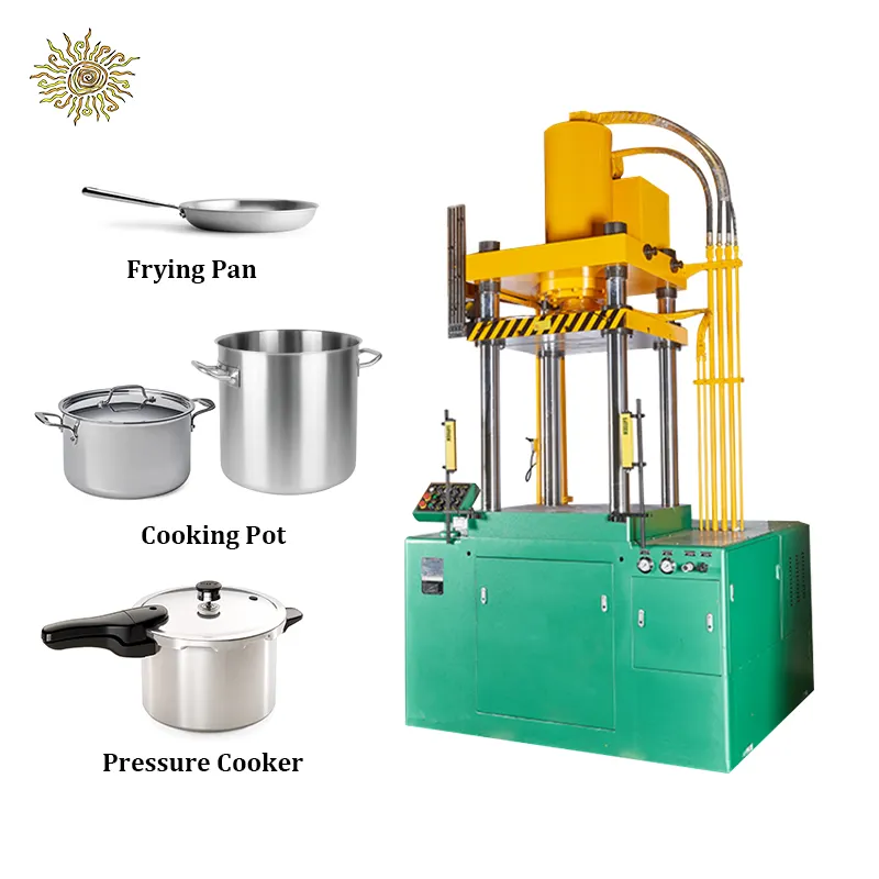 鍋を作るための機械中華鍋生産ライン油圧プレスを作るステンレス鋼SS調理器具