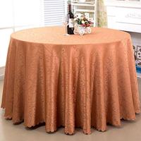 Nappe ronde jacquard élégante de qualité supérieure, bord festonné, motif floral damassé, pour mariage, banquet, hôtel, fête, multicolore