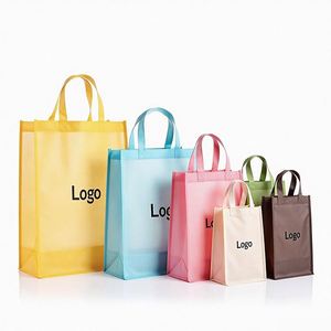 Custom Logo Eco-Friendly Reusable Non-woven <b>Bags</b> Multi-Color Collection Grocery Shopping Durable <b>Foldable</b> Design for Women Men - Product Image 6