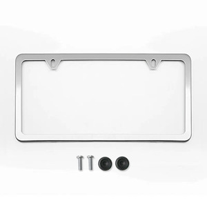 <b>Car</b> License Plate Frame,Wholesale US Standard Stainless Steel License Plate Frame,Customizable Pattern Logo - Product Image 5