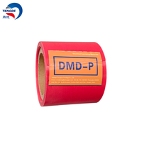 Panneau isolant préimprégné en fibre de verre rouge/fibre de polyester pour transformateurs et moteurs de type sec, modèle DMD préimprégné