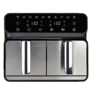 Wholesale Digital Screen Control Factory Price Quart Dual Zone Transparent Pot Deep Air Fryer <b>Toaster</b> - Product Image 4