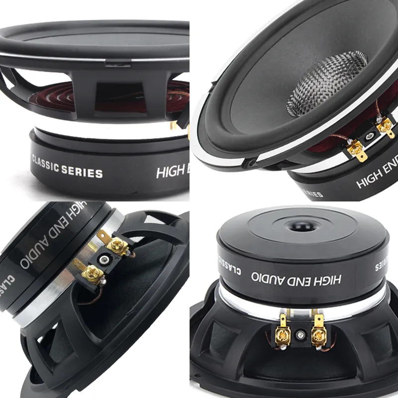 6.5 pouces 2/3way Component Car Audio System Haut-parleurs de voiture Klaxon Type Haut-parleur Essential Horn Speaker Set