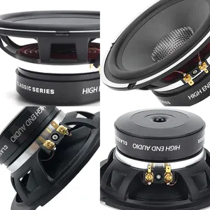 6.5 Inch 2/3way Component Car Audio System Sound Speakers Car Horn Type Speaker Essential Horn Speaker Set