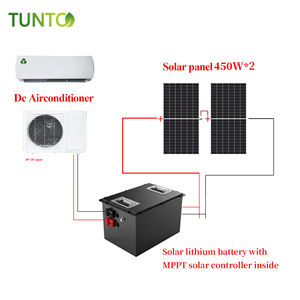 Sistema de aire acondicionado de CA <span class=keywords><strong>solar</strong></span> fuera de la red, Unidad de CA <span class=keywords><strong>Minisplit</strong></span> de energía <span class=keywords><strong>solar</strong></span>, aire acondicionado, voltaje de batería de 48V CC, Sistema completo listo - Product Image 2
