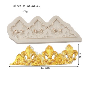 Khuôn Bánh Silicon Họa Tiết Châu Âu Khuôn Silicon Để Trang Trí Bánh Dụng Cụ Làm Bánh - Product Image 4