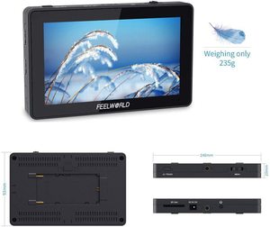 <span class=keywords><strong>FEELWORLD</strong></span> <span class=keywords><strong>F6</strong></span>พลัส<span class=keywords><strong>5.5</strong></span>นิ้ว3D IPS FHD 1920X1080ขนาดเล็ก4พันกล้อง DSLR แบบพกพาสนามหน้าจอสัมผัสจอภาพสำหรับกล้อง - Product Image 3