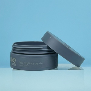<b>Empty</b> Brown Grey Matte Scrub Body Butter Face Cream Frosted Lip Balm Container pp Cosmetic Plastic <b>Jar</b> with Lid - Product Image 3