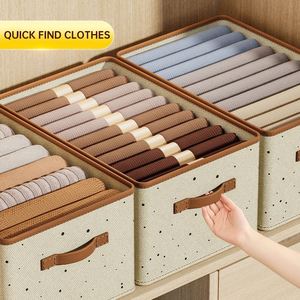 Organizador de Ropa para Armario, Caja de Almacenamiento para Jeans, Organizador de Cajones Plegable para Armario, Caja de Ropa para Dormitorio - Product Image 5