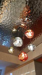 Hot Sale 430 202 Wasser welligkeit farbige Wellpappe Ss Stahl dekorative Blechs piegel Golden geprägte Edelstahl platte - Product Image 5