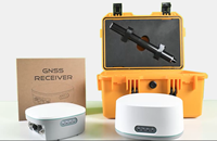 Module de positionnement de haute précision au centimètre près, station de base GPS RTK AT-B2 avec caoutchouc plastique pour instrument de topographie terrestre
