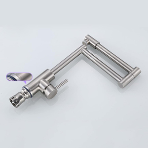 Robinet de <span class=keywords><strong>cuisine</strong></span> allemand pliable et extensible 2026, robinet de <span class=keywords><strong>cuisine</strong></span> pliable et rotatif, robinet noir extensible, aérateur mélangeur - Product Image 3