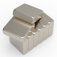 Magnet Neodymium blok N52, Magnet industri persegi panjang kuat dengan layanan pemrosesan N52 komposit Ndfeb