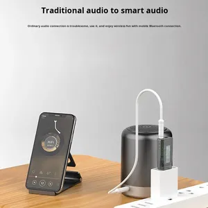 Máy tính cho Bộ chuyển đổi usb5.0 hai-in-one <span class=keywords><strong>3.5mm</strong></span> âm thanh tín hiệu Transmitter AUX cho Receiver ABS Chất liệu tư nhân khuôn - Product Image 3