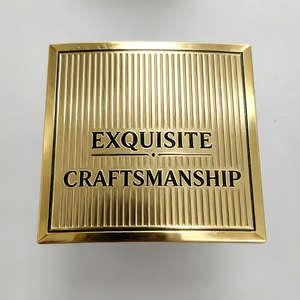 Étiquette Métallique de Luxe ODM OEM pour Parfum, Logo Doré en Relief, Autocollant en Aluminium Brillant Personnalisé pour Pot de Bougie - Product Image 5