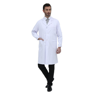 Bata de laboratorio con logotipo personalizado al por mayor, bata de laboratorio médico, bata de laboratorio médico, sarga de algodón a la venta - Product Image 6