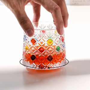 Idée parfaite verre à whisky rotatif classique avec sous-verre en bois pour drôle Dick Bachelorette Party petite amie cadeau - Product Image 2