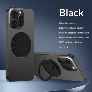 Support d'anneau en silicone givré pour / Étuis de téléphone portable Conception magnétique Modèle X7 Pâte Unisexe - Product Image 3