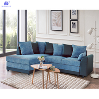 Winforce sofá de sala de estar de estilo europeo sofá de esquina moderno de estilo Cleopatra conjunto sofá de muebles de oficina de salón de lujo Popular