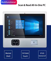 Restaurant Menu numérique 4 Go + 64 Go Tablette PC Capacitif Tactile Full HD Tout-en-Un écran tactile Moniteur Panel PC