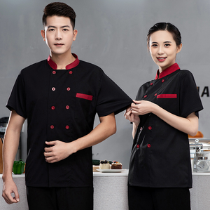 Nueva Camiseta de manga corta de Chef Back Net para mujer Transpirable Hotel Pizza Chef Uniforme Cocina - Product Image 3