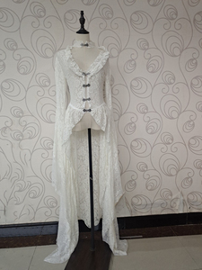 Vestido de Cosplay para Mujer, Tallas Grandes S-5XL, Estilo Gótico, Vestido Asimétrico, Halloween, Retro, Vintage, Encaje Sólido, Cardigan Medieval - Product Image 3