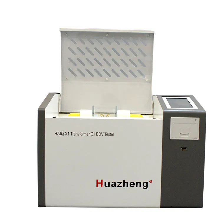 Huazheng Electric portable insulation oil breakdown voltage tester 1 cup oil bdv dielectric strength tester