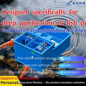 Sistema de Filtración para Estanques de Peces QihangRAS, Ecológico, de Material PP, con Filtro de Tambor Bio UV y Retrolavado Automático, 5m3/<span class=keywords><strong>h</strong></span> - Product Image 2