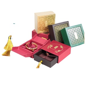 กล่องเครื่องประดับมรดกสไตล์ลิ้นชักพู่ห้อยสร้อยข้อมือทองคำโบราณของขวัญหยก<span class=keywords><strong>โบราณ</strong></span> - Product Image 2