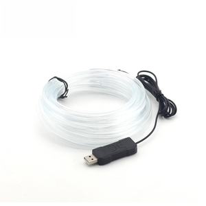 Tira de Luz LED Flexible de 1M-5M RGB 12V 10W, Decoración Interior de Coche, Luz Ambiental, Control Remoto, Iluminación Ambiental Invisible - Product Image 2