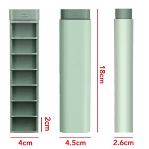 Customizable 7 Day Pill case Portable Travel Plastic <strong>Wood</strong> Large Capacity Pill <strong>Box</strong> Suitable for Refill Pill Organizer - Product Image 6