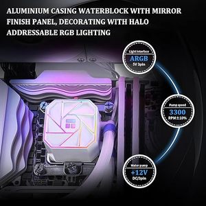 ชุดระบายความร้อนด้วยน้ำ Thermalright Aqua Elite 360 White <span class=keywords><strong>V3</strong></span> รุ่นใหม่ สำหรับ CPU AMD และ Intel - Product Image 4
