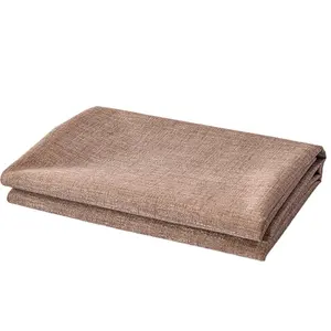 Üretim çin kumaş tekstil katı kahverengi süper yumuşak yatak dikiş kumaş tekstil için