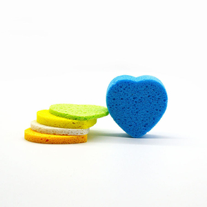 Esponja Cosmética <span class=keywords><strong>de</strong></span> Pulpa <span class=keywords><strong>de</strong></span> Madera Natural <span class=keywords><strong>de</strong></span> Alta Calidad al por Mayor, Esponja <span class=keywords><strong>de</strong></span> Limpieza Engrosada <span class=keywords><strong>en</strong></span> Forma <span class=keywords><strong>de</strong></span> Corazón - Product Image 5