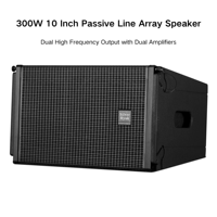 10 pouces Line Array 300W intérieur extérieur équipement de sonorisation passif système Audio professionnel haut-parleurs Line Array