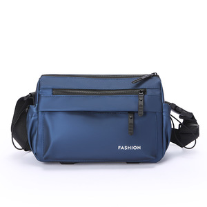 Nouveau Sac Messager Homme en Cuir PU de Haute Qualité, Imperméable, avec Fermeture Éclair, Sac à Bandoulière Extérieur pour Moto - Product Image 3
