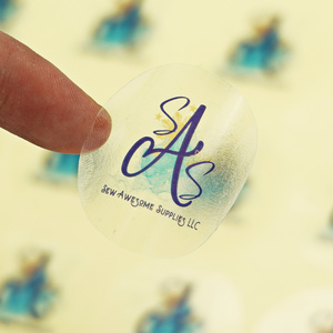 สติกเกอร์ฉลากใสทรงกลม พิมพ์สติกเกอร์ไวนิลพลาสติกใสตามสั่ง - Product Image 4